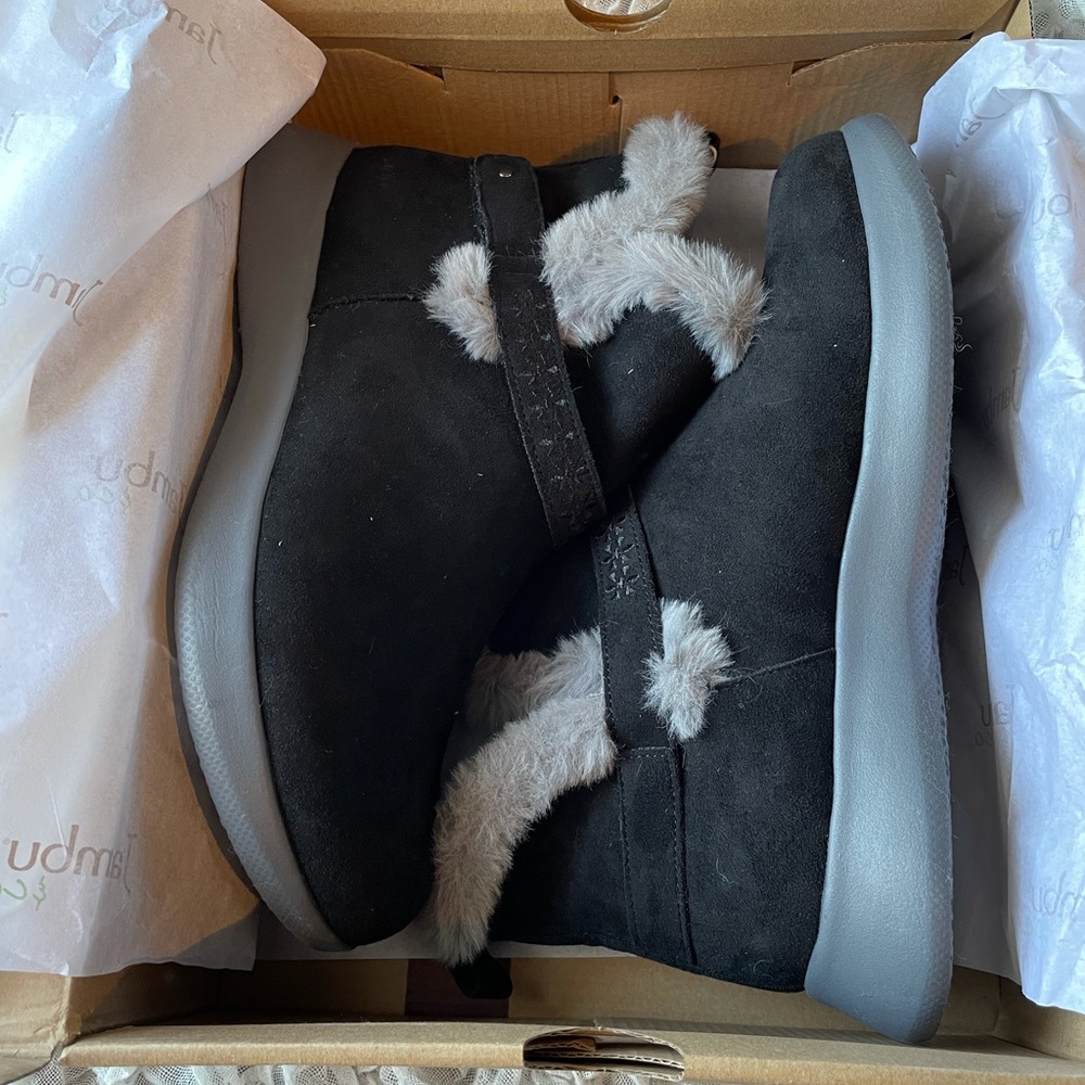 💥NWT💥 Jambu Nordic Faux Shearling Lined Ankle Boot - Picture 4 of 9
